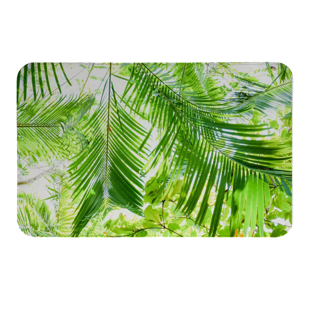 پادری طرح برگ سبز کد 5529 سایز 110× 80 سانتی متر