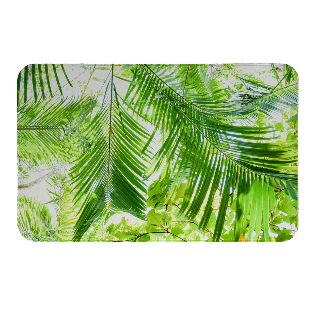 پادری طرح برگ سبز کد 5529 سایز 110× 80 سانتی متر