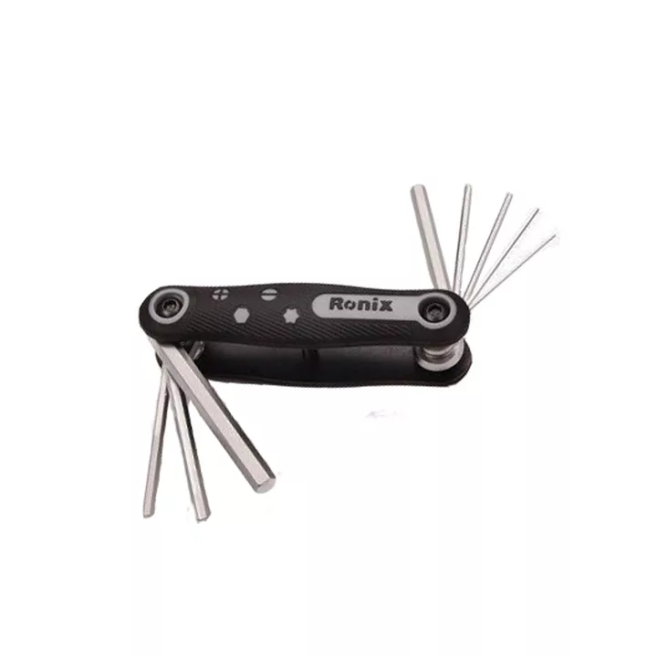 مجموعه 8 عددی آچار آلن تاشو رونیکس مدل RXH-2020