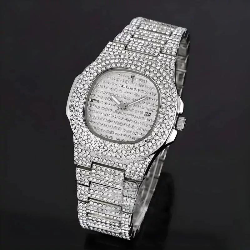 ساعت مچی عقربه‌ای مردانه  مدل فول نگین N