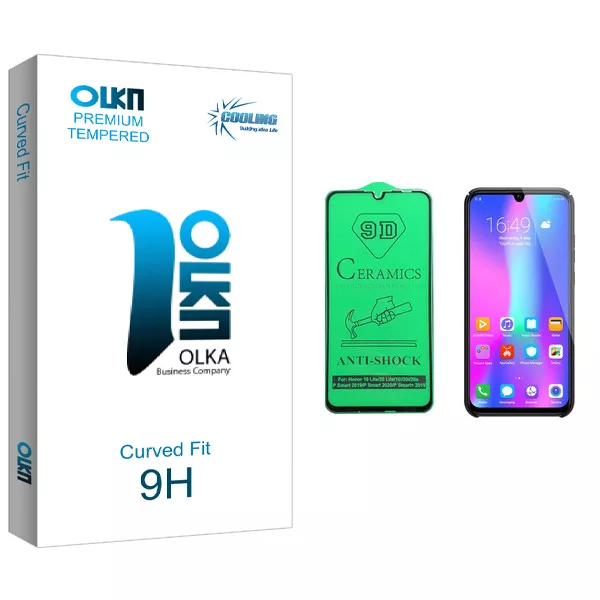 محافظ صفحه نمایش سرامیکی کولینگ مدل Olka glass مناسب برای گوشی موبایل آنر 10lite