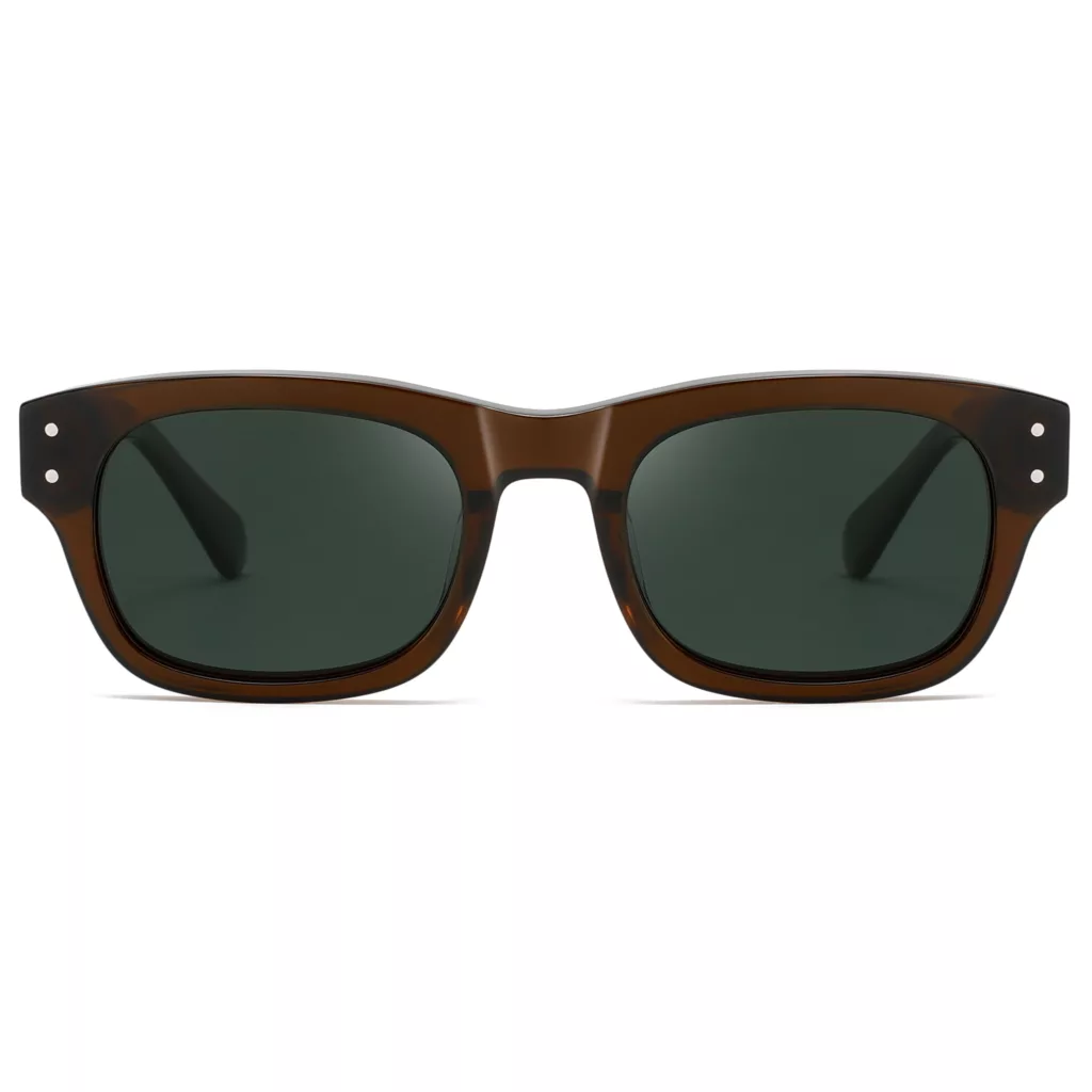 عینک آفتابی مستطیلی آلبرت وگ مدل S32123C4 Acetate Avantgarde Visionary