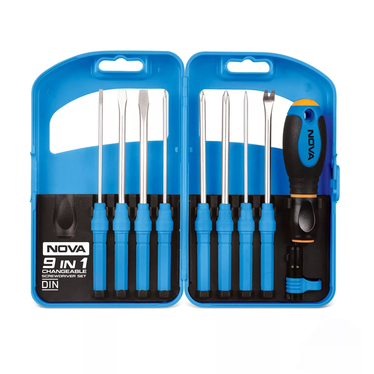 مجموعه 9 عددی پیچ گوشتی نووا مدل NTS 1341