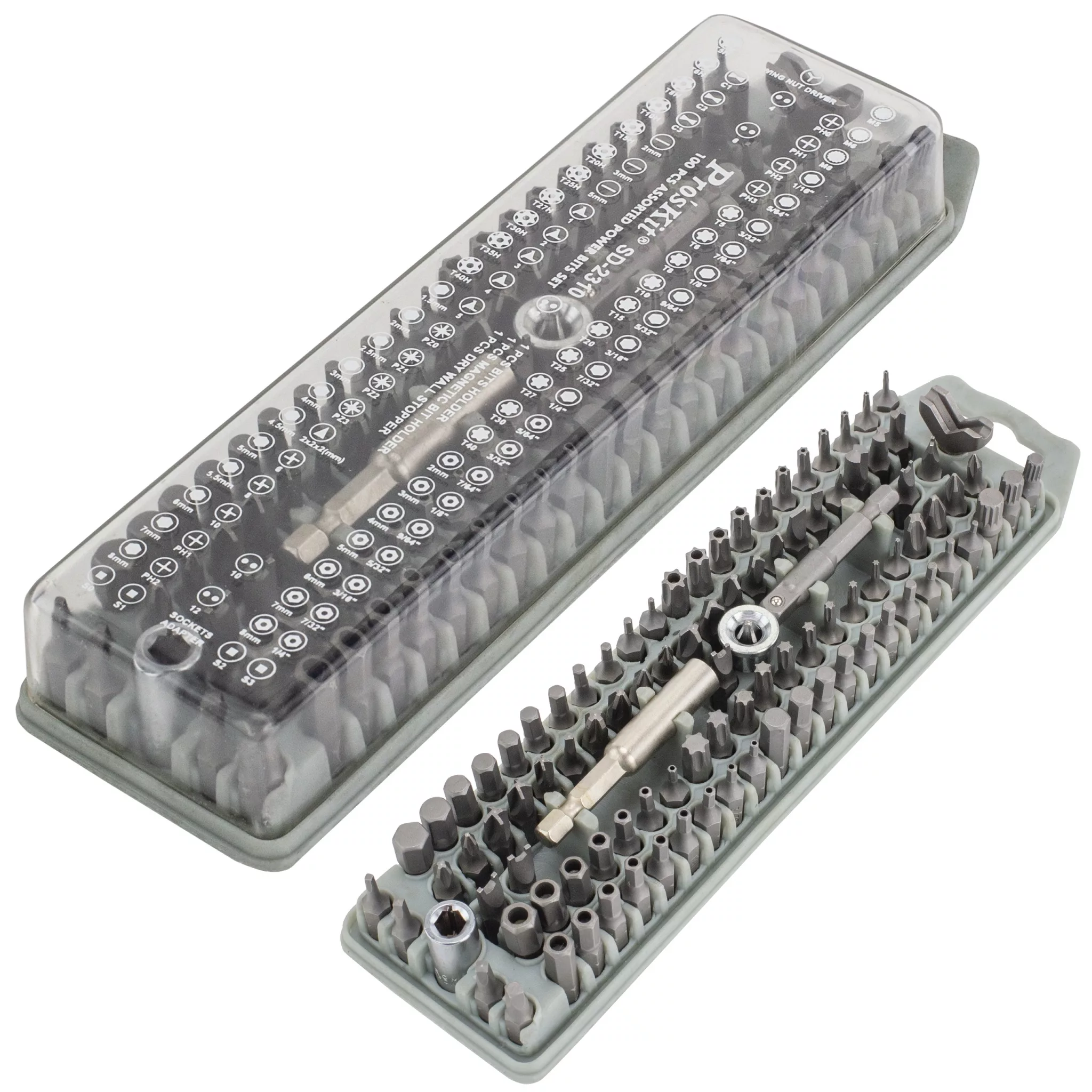 پیچ گوشتی و سری پیچ گوشتی پروسکیت مدل SD-2310 مجموعه 100 عددی