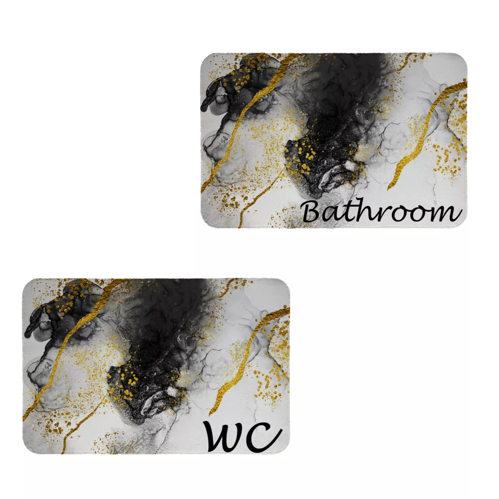 پادری طرح حمام و سرویس بهداشتی کد 8759 سایز 60×40 سانتی متر مجموعه دو عددی