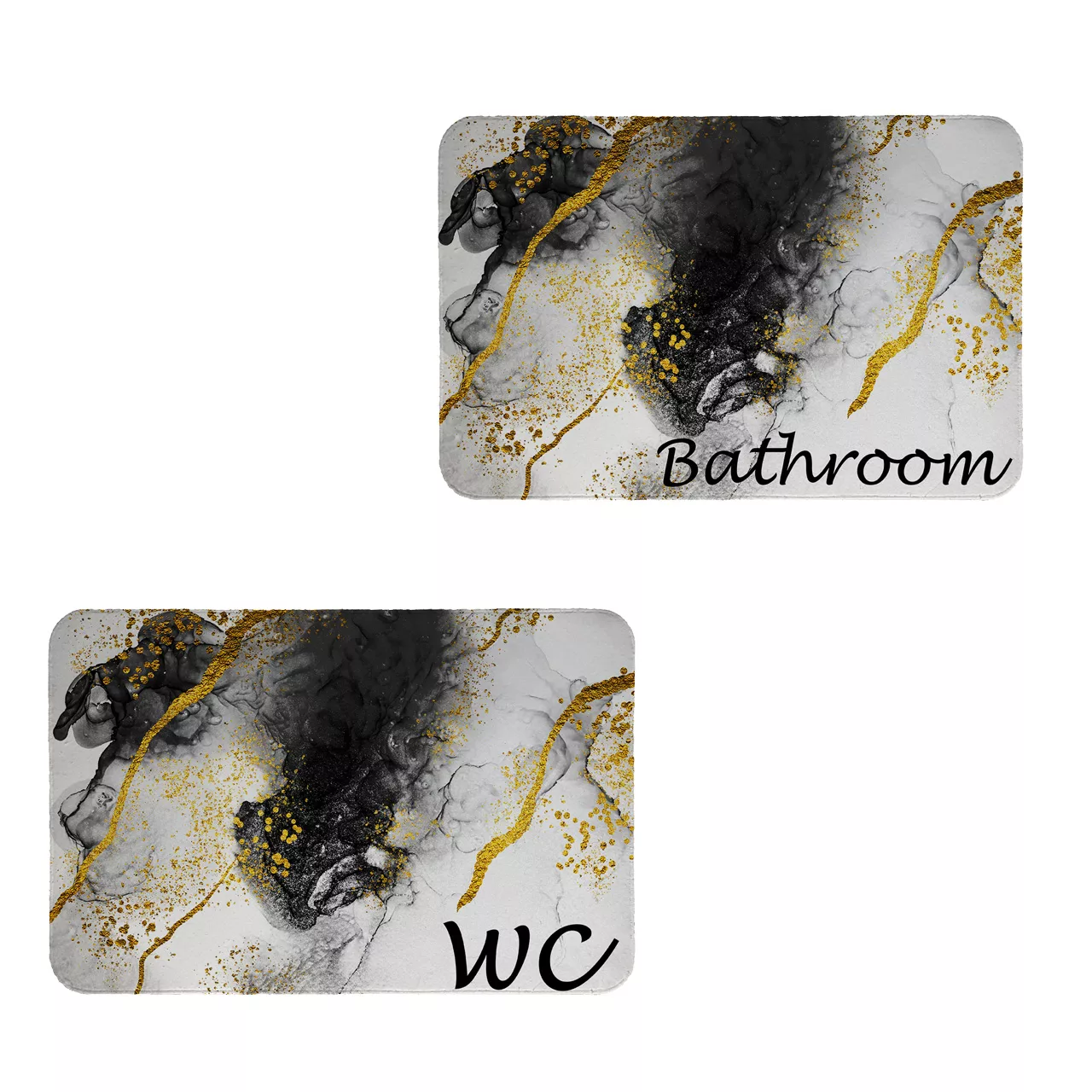 پادری طرح حمام و سرویس بهداشتی کد 8759 سایز 60x40 سانتی متر مجموعه دو عددی