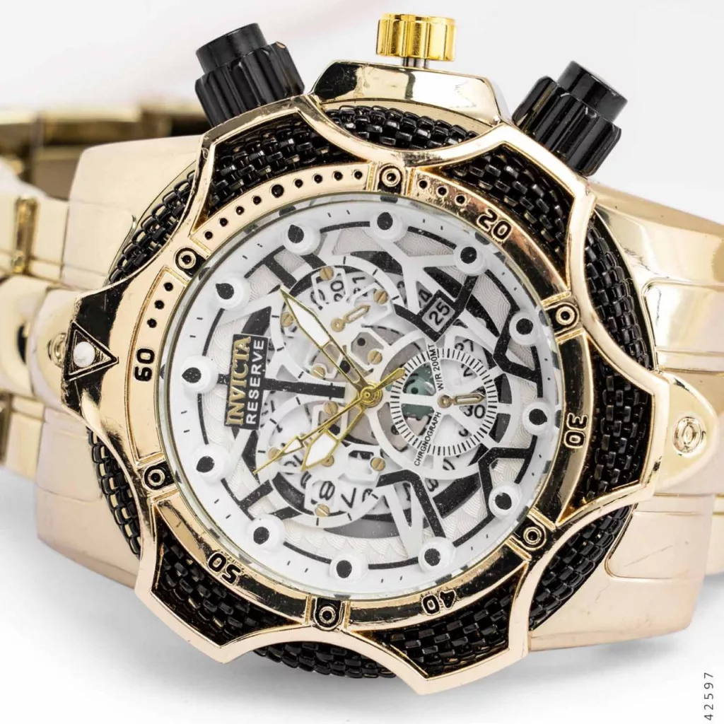 ساعت مچی عقربه‌ای مردانه اینویکتا مدل تک موتور گودزیلا