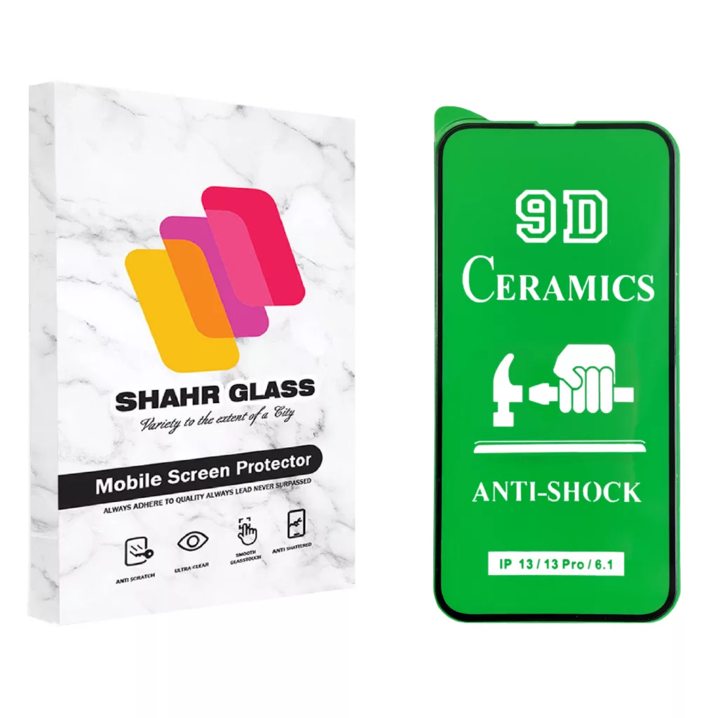محافظ صفحه نمایش سرامیکی شهر گلس مدل CRM مناسب برای گوشی موبایل اپلiPhone 13 / 13 Pro