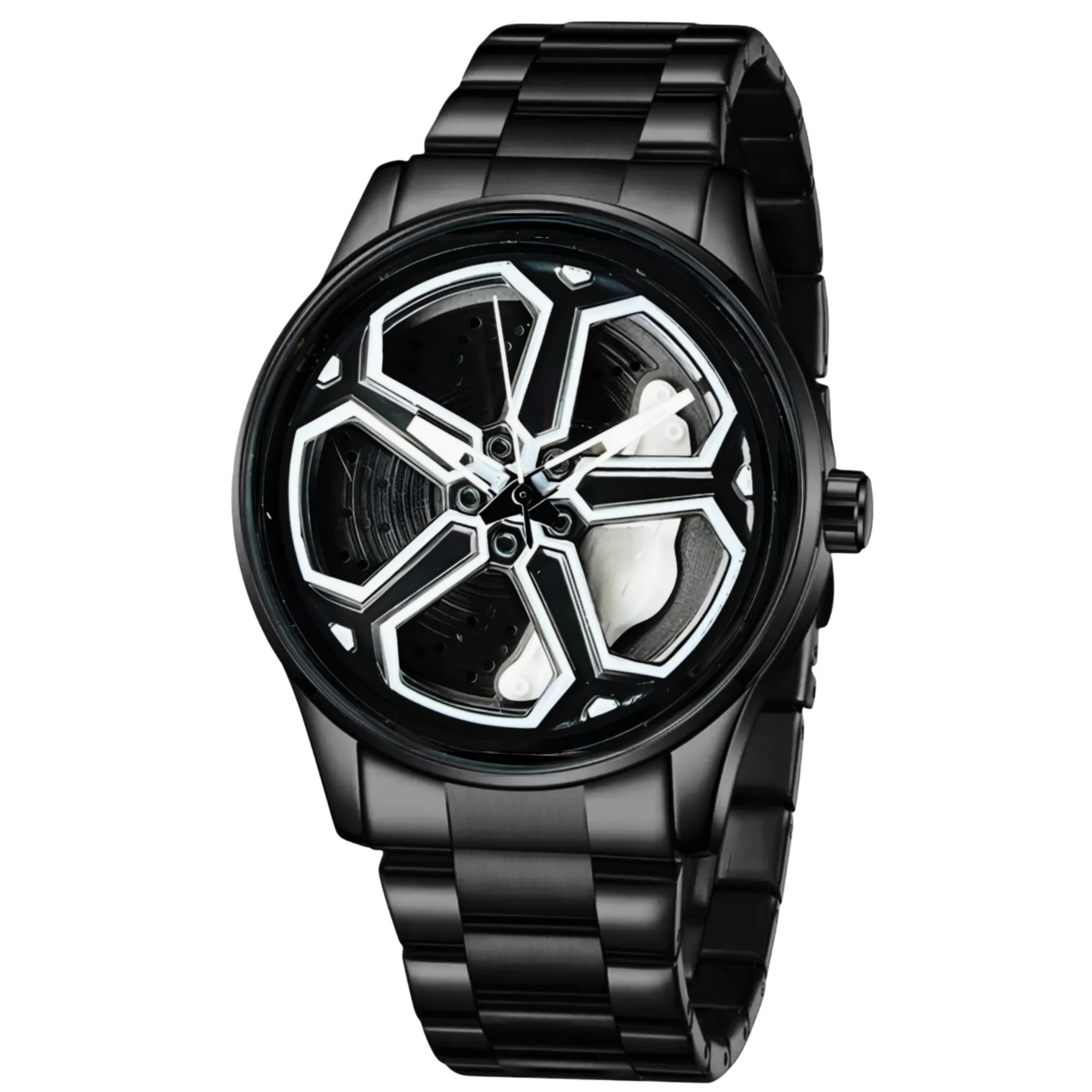 ساعت مچی عقربه‌ای کوارتز مردانه مدل اسپرت صفحه رینگ چرخان کد S1