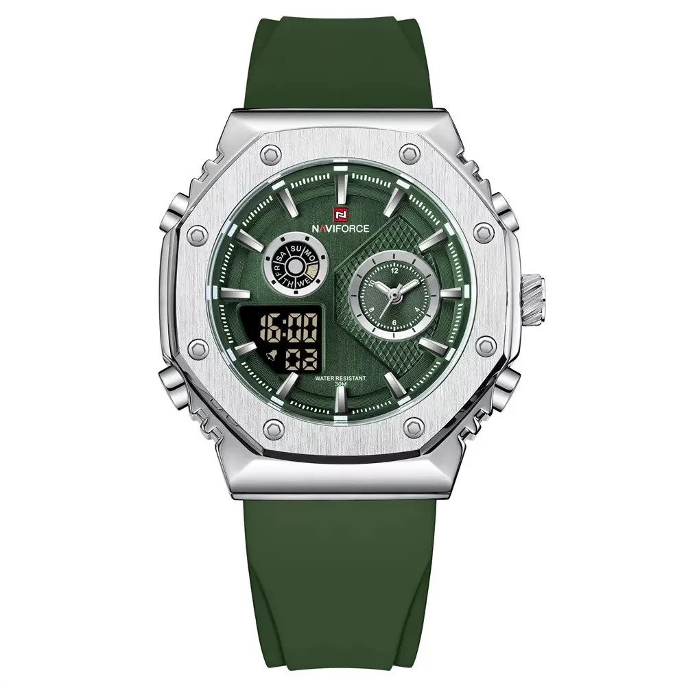 ساعت مچی عقربه‌ای کوارتز مردانه نیوی فورس مدل NF9216SGNGN