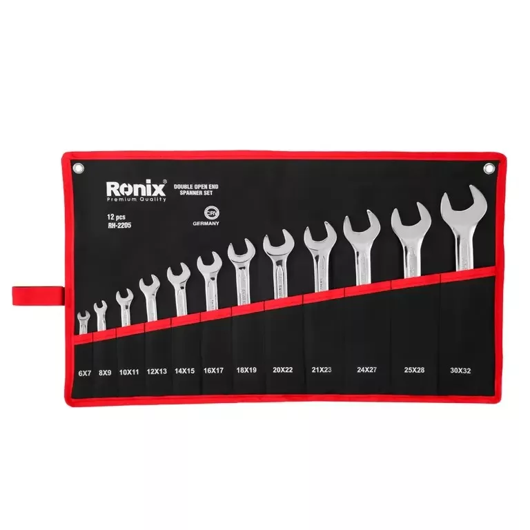 آچار دو سر تخت رونیکس مدل RH-2205 مجموعه 12 عددی