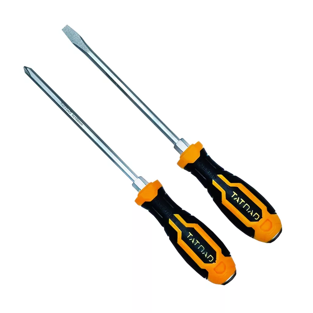 پیچ گوشتی ضربه خور تاتناد مدل AT-002 بسته 2 عددی