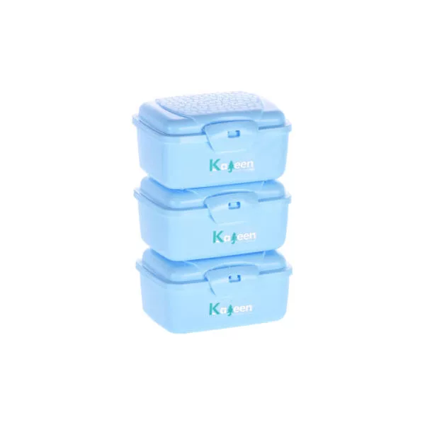 ظرف نگهدارنده کاجین مدل صندوقی مجموعه 3 عددی