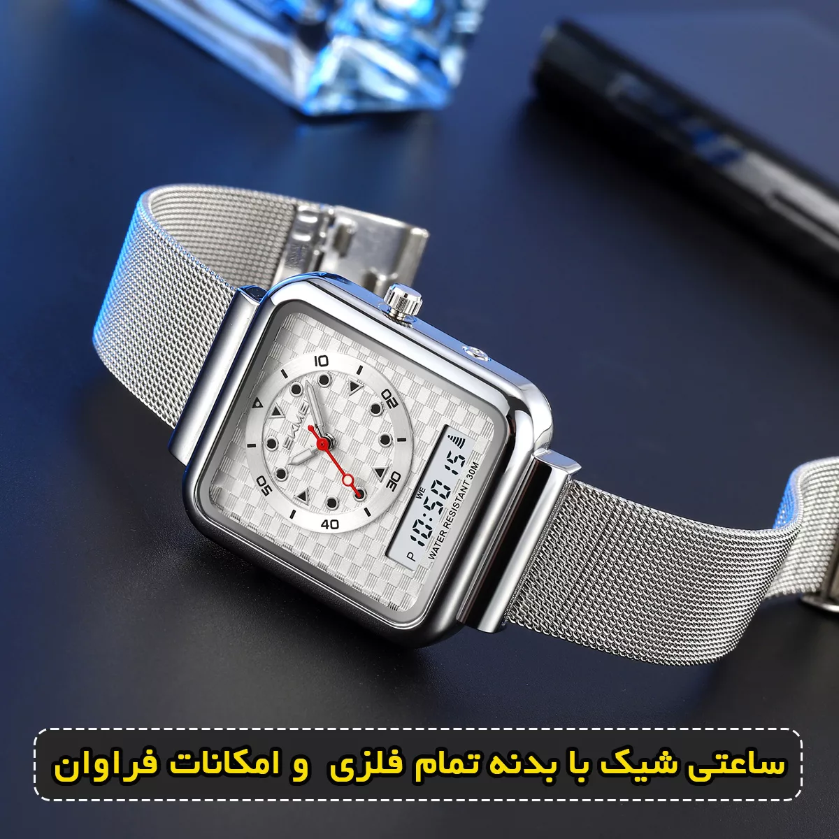 ساعت مچی دیجیتال مردانه اسکمی مدل 2466 SI