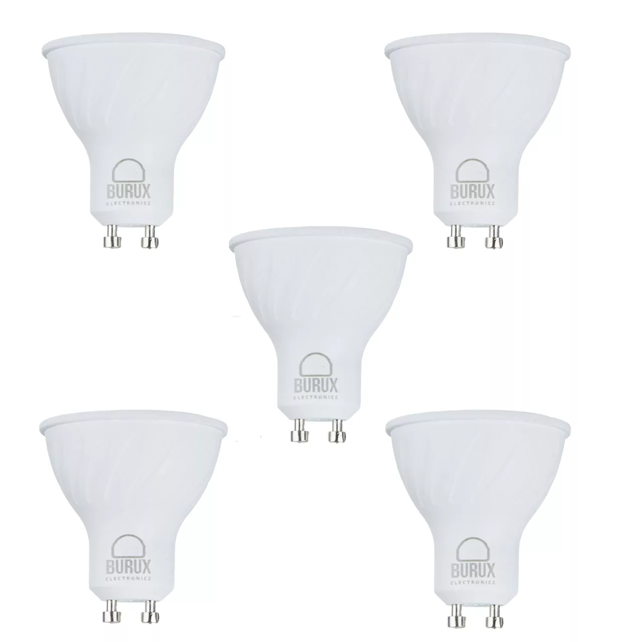 لامپ ال ای دی 7 وات بروکس مدل 3062 بسته 5 تایی به همراه پایه GU10