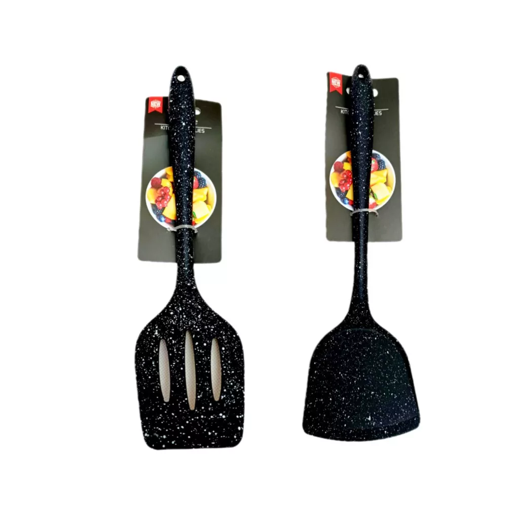 سرویس کفگیر 2 پارچه مدل سیلیکونی کهکشانی کد Z_05