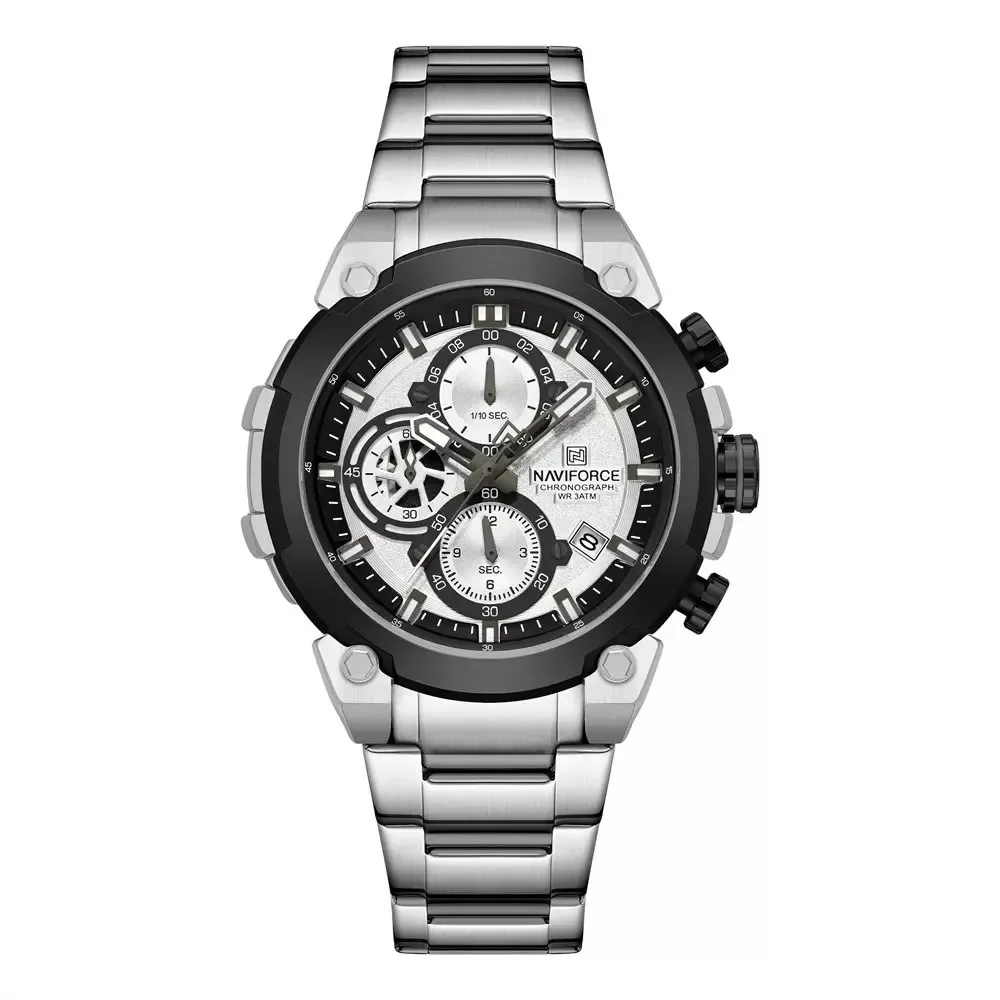 ساعت مچی عقربه‌ای کوارتز مردانه نیوی فورس مدل NF8071SWS