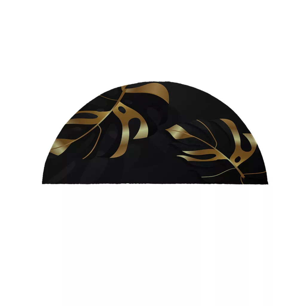 پادری مدل نیم دایره طرح کلاسیک برگ کد 8979 سایز 90×45 سانتی متر