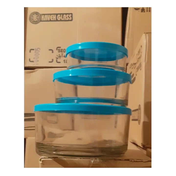 ظروف نگهدارنده کاوه مدل آبان بسته 3عددی