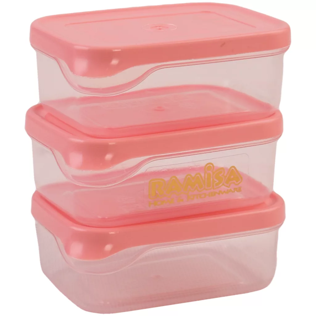 ظرف نگهدارنده رامیسا مدل نقلی بسته 3 عددی