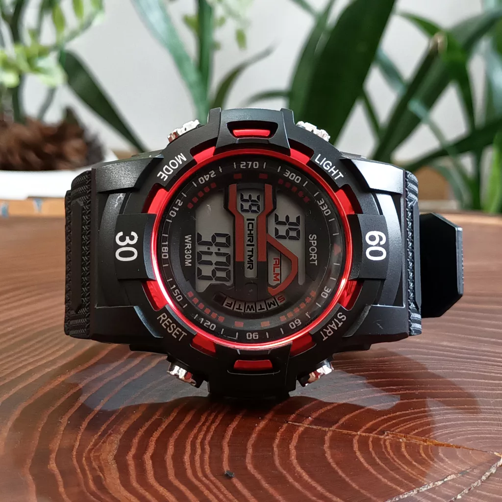 ساعت مچی دیجیتال مردانه مدل اسپرت ضد آب کامپیوتری کد R