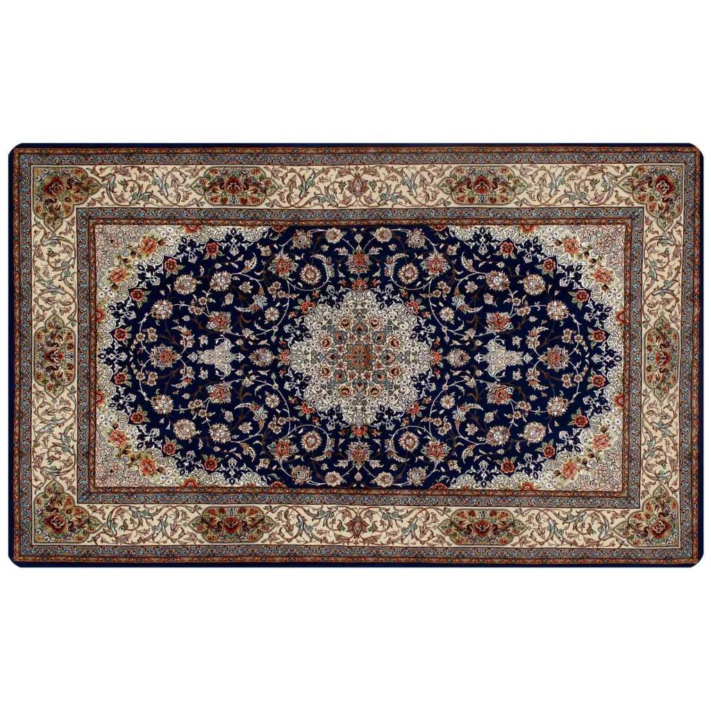 پادری مدل رویه مخمل طرح فرش کد S203 سایز 75×45 سانتی متر