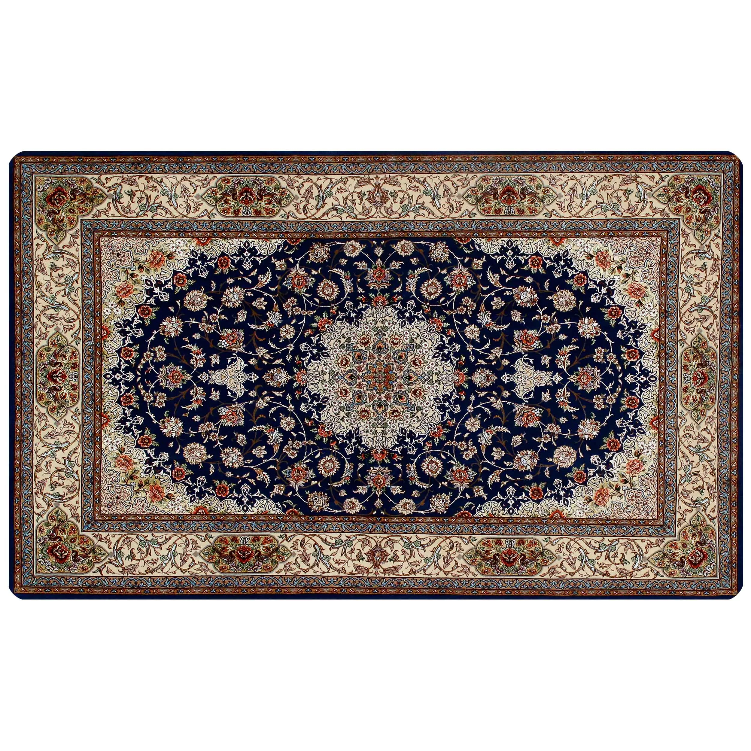 پادری مدل رویه مخمل طرح فرش کد S203 سایز 75x45 سانتی متر