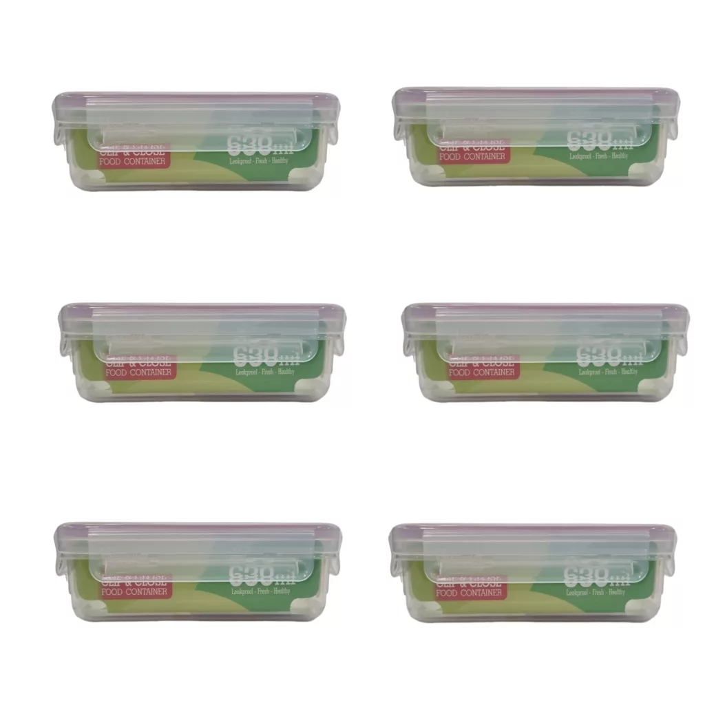 ظرف نگهدارنده هوم کت مدل 630 مجموعه 6 عددی