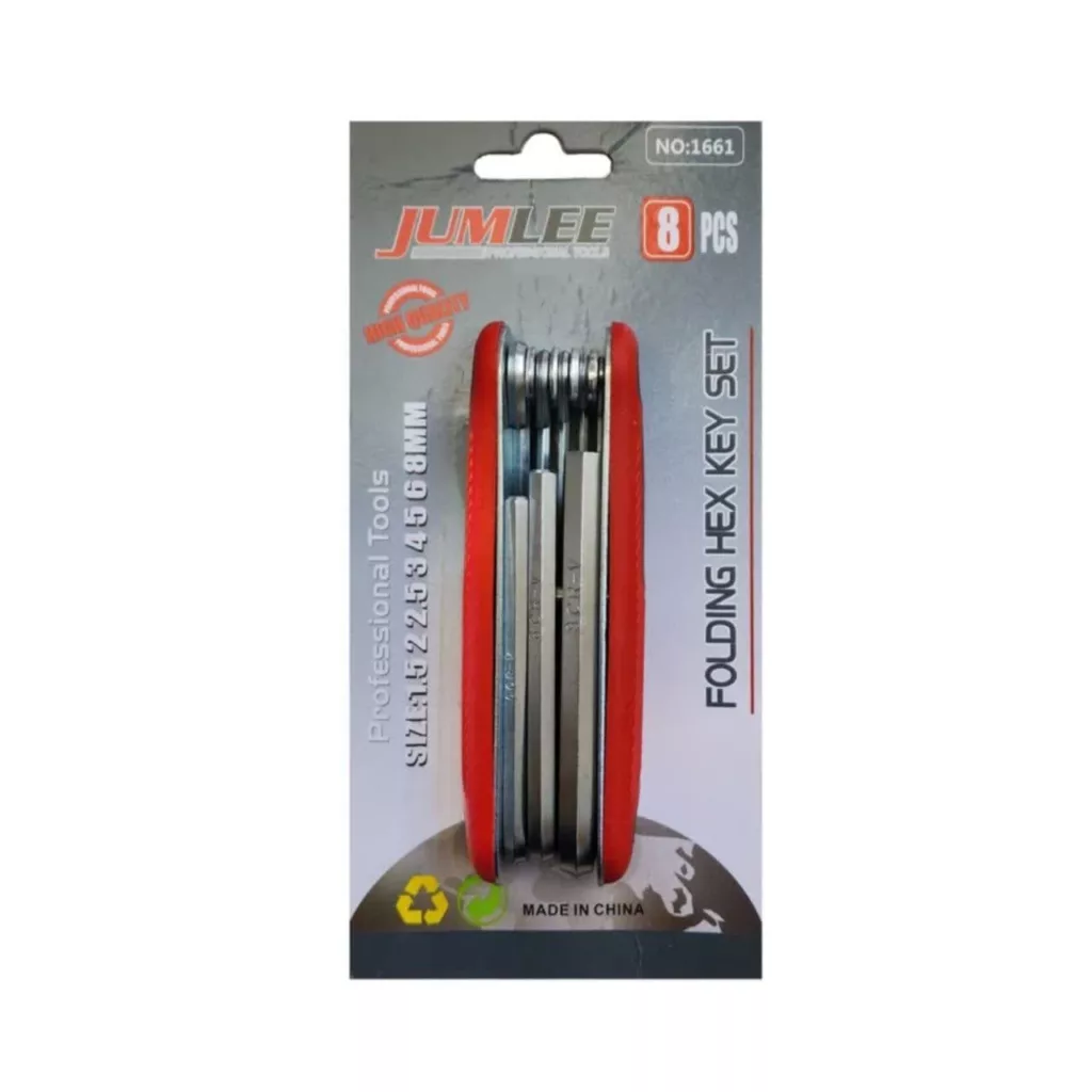 آچار آلن جاملی مدل 1661 مجموعه 8 عددی