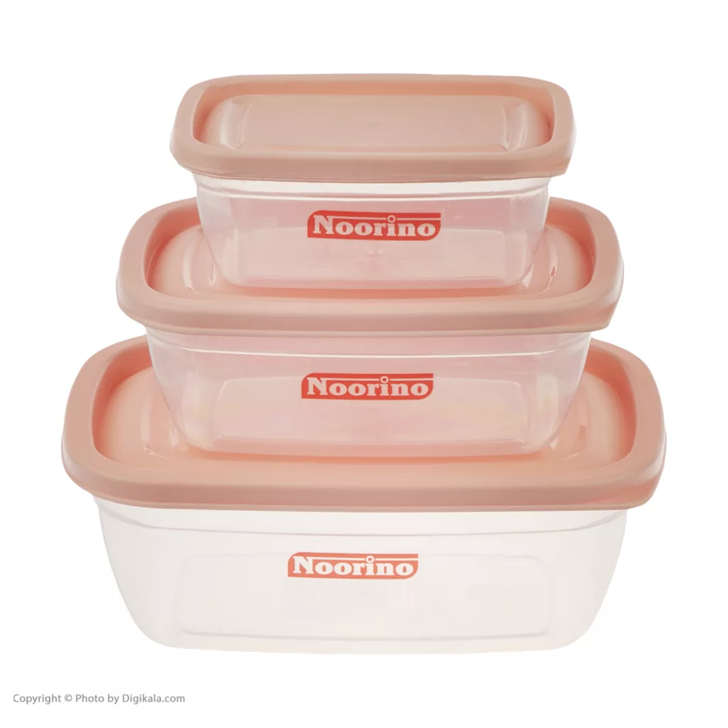 ظرف نگهدارنده نورینو مدل نیروانا مجموعه 3 عددی