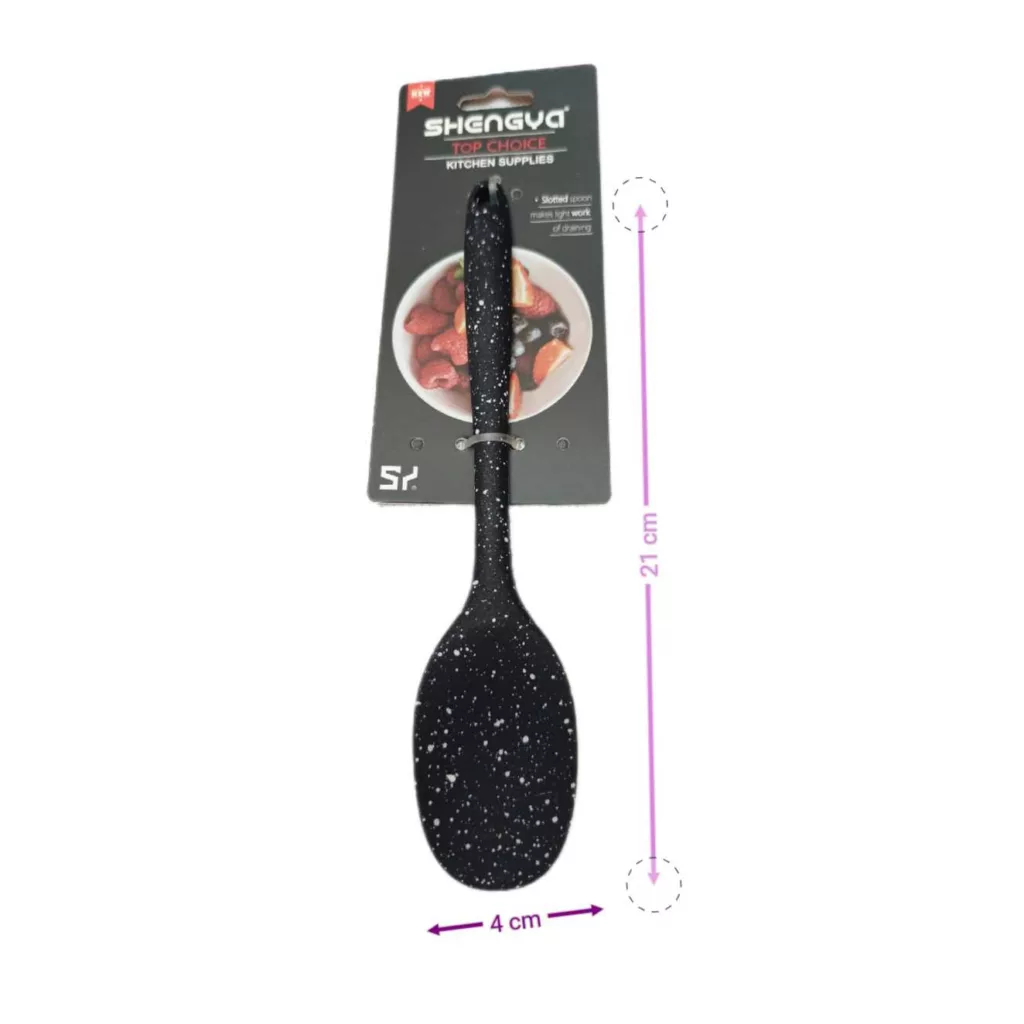 سرویس کفگیر و قاشق 3 پارچه شنگیا مدل سیلیکونی کهکشانی طرح منیاتوری