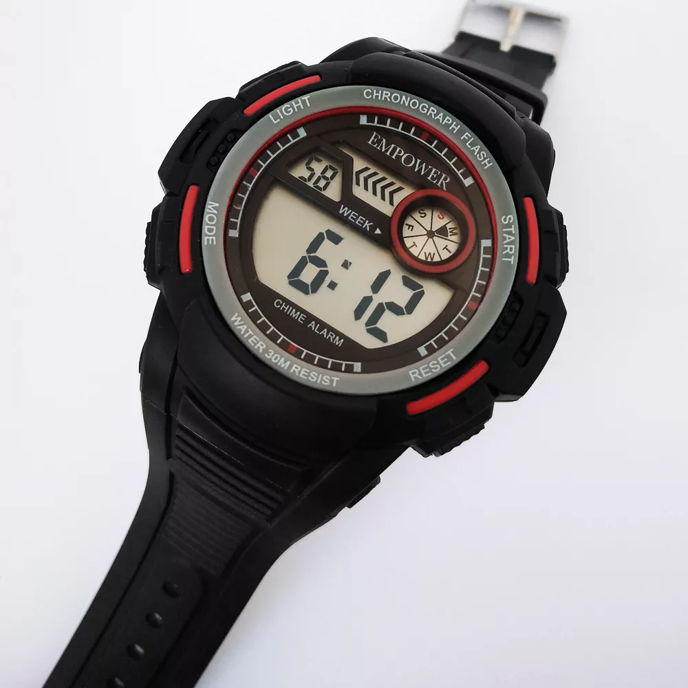 ساعت مچی دیجیتال مردانه امپاور مدل SPORT چراغدار کد 074