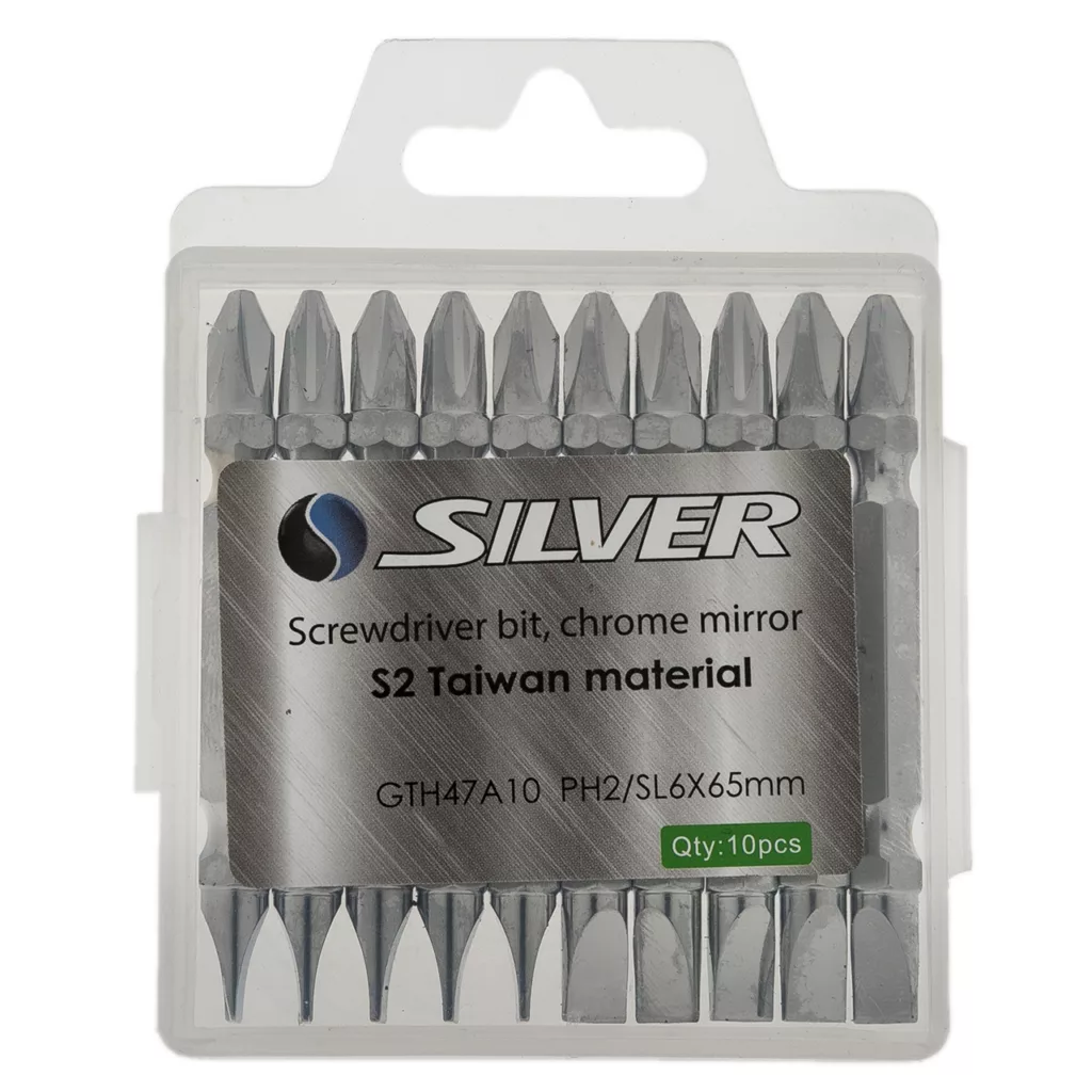 سری پیچ گوشتی دوطرفه سیلور مدل GTH47A10 بسته 10 عددی