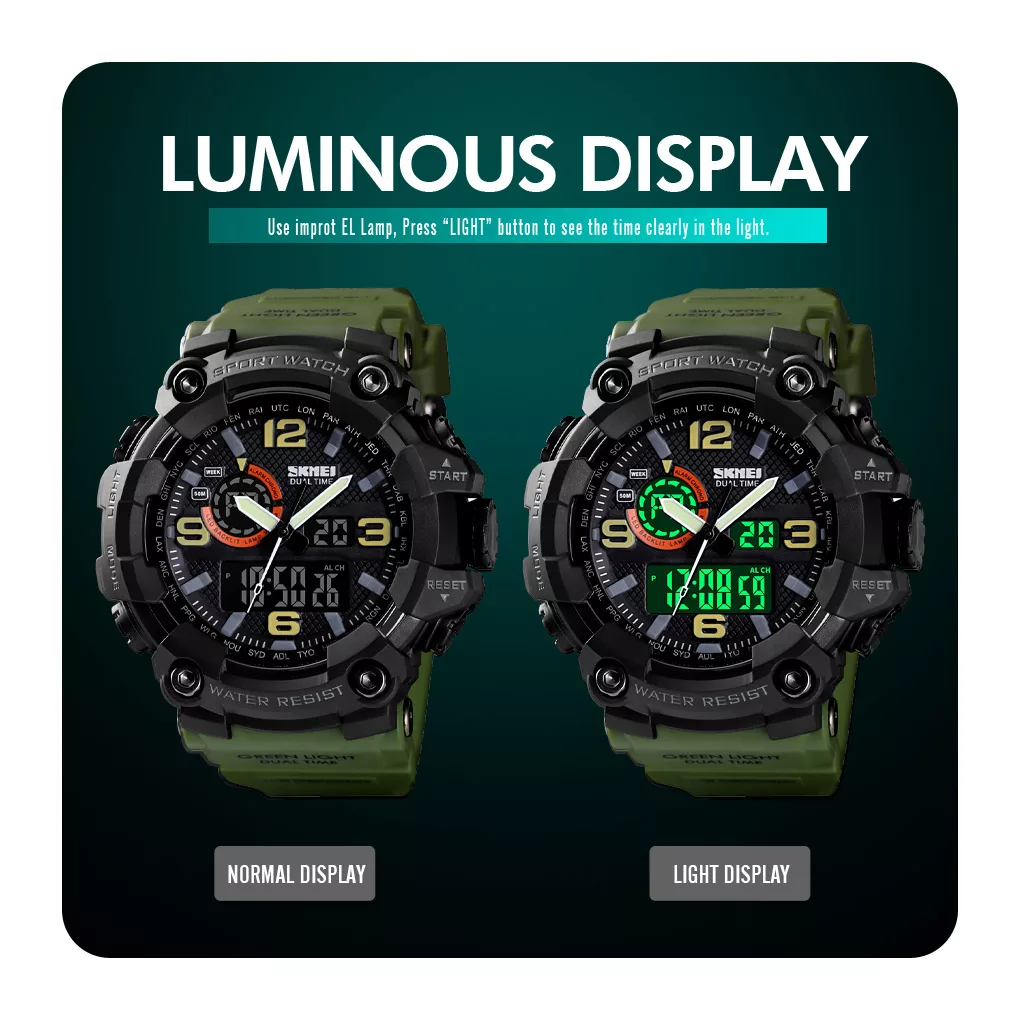 ساعت مچی دیجیتال مردانه اسکمی مدل 1520 AG