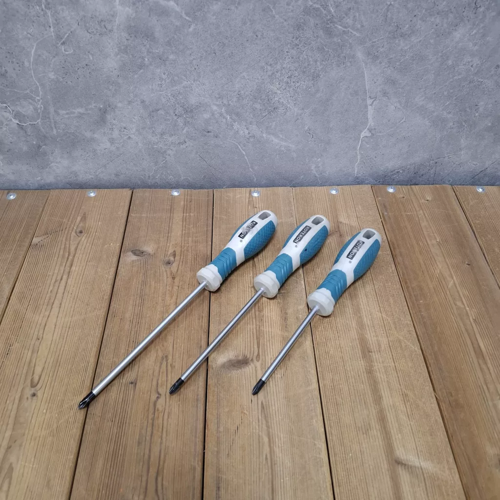 پیچ گوشتی چهارسو و دوسو کوتران مدل 02 مجموعه 6 عددی