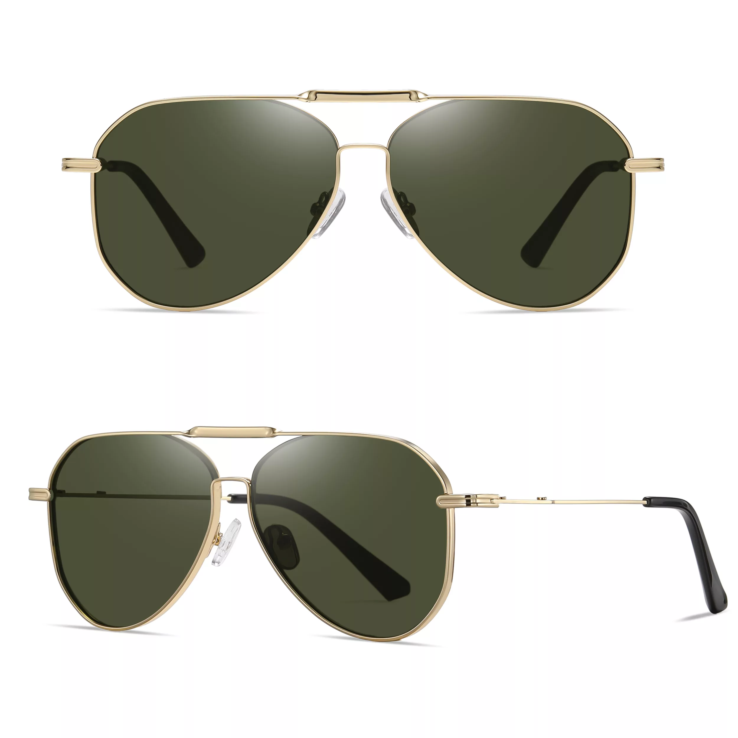 عینک آفتابی خلبانی پلاریزه آلبرت وگ مدل JS8557C02-P243 Polarized Avantgarde Visionary