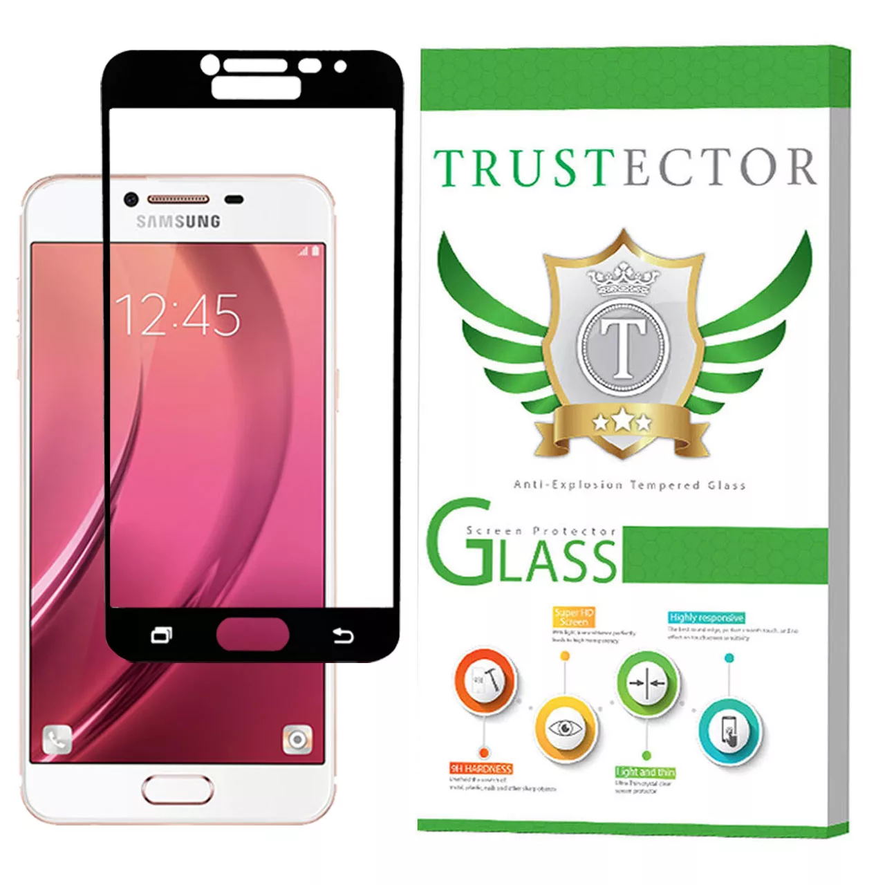 محافظ صفحه نمایش تراستکتور مدل FUL-T مناسب برای گوشی موبایل سامسونگ Galaxy C5