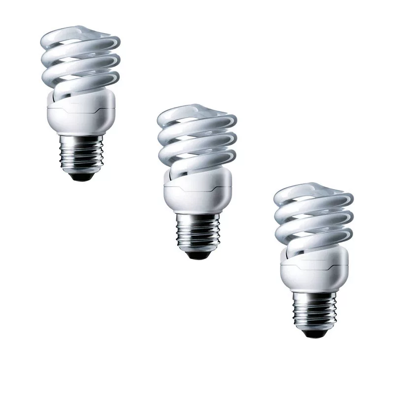 لامپ کم مصرف 12 وات مدل پیچ پایه E27 بسته 3 عددی