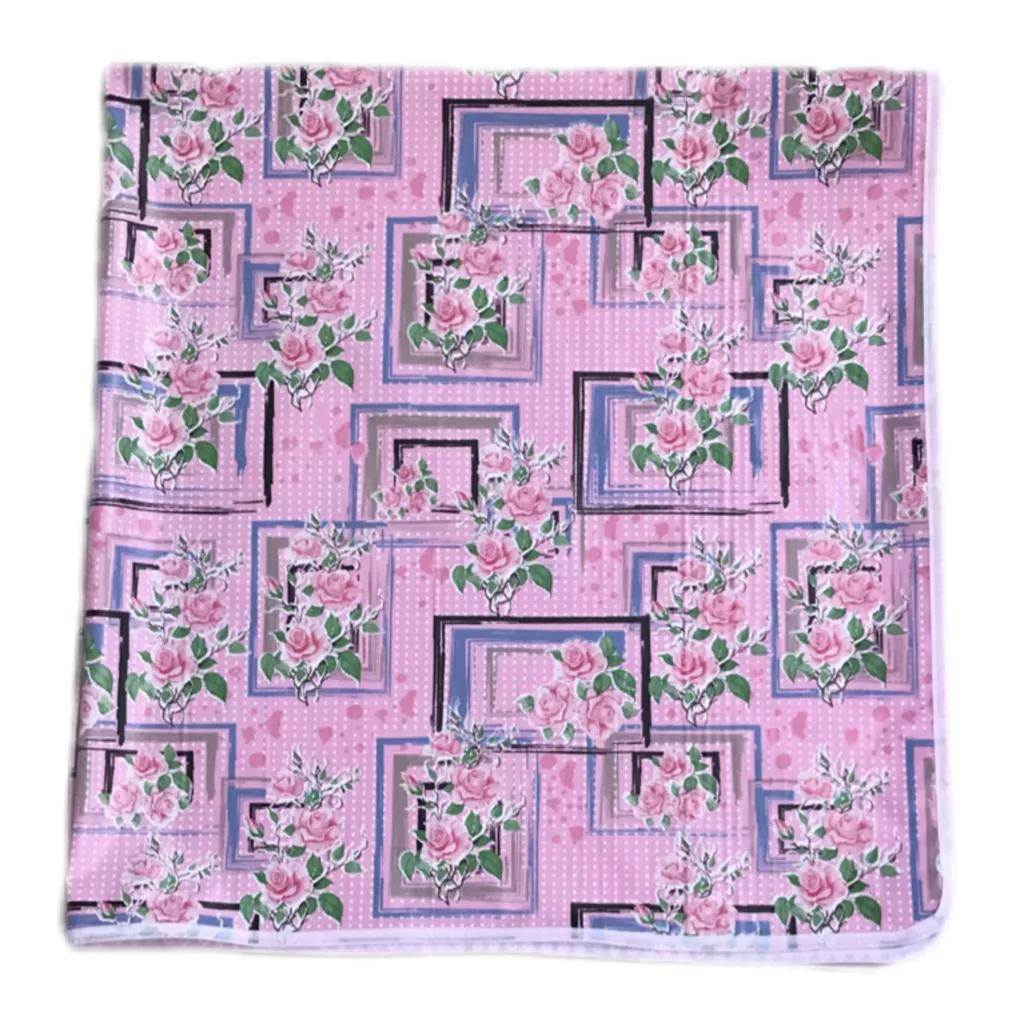 سفره 4 نفره مدل آوا طرح 2 رو سایز 100×100 سانتی متر کد 04