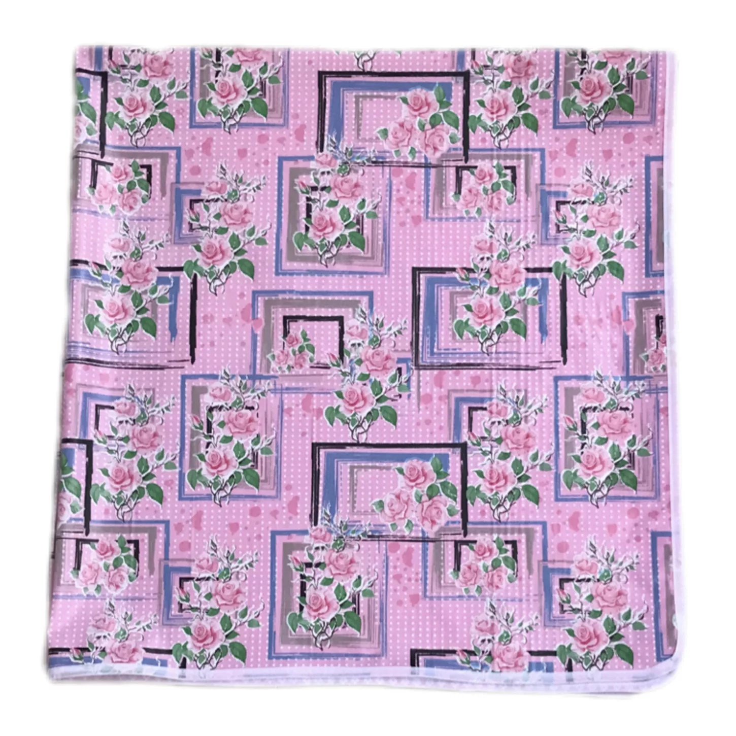 سفره 4 نفره مدل آوا طرح 2 رو سایز 100×100 سانتی متر کد 04