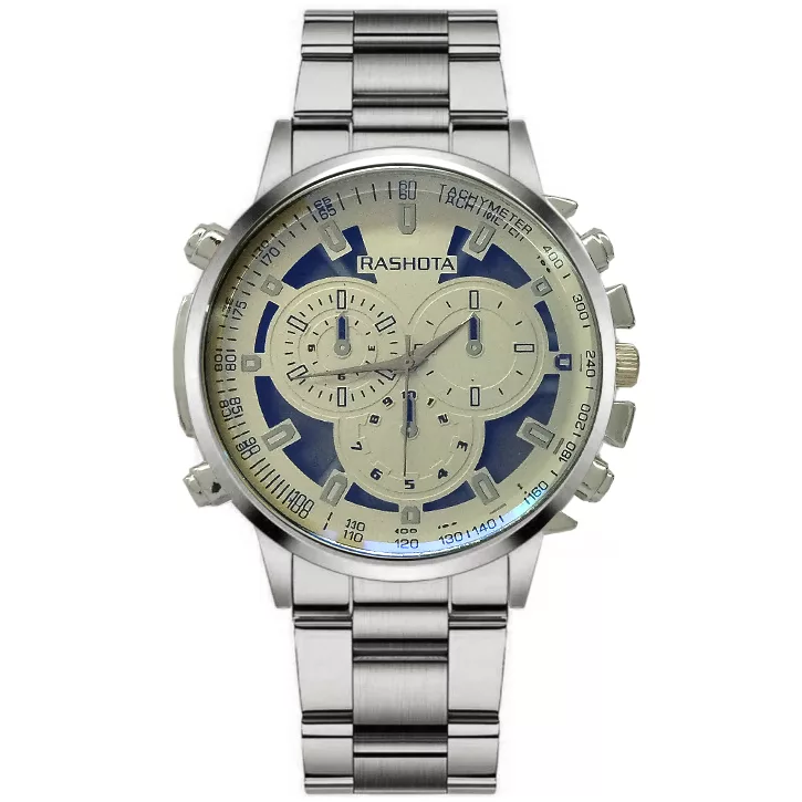 ساعت مچی عقربه‌ای مردانه مدل اسپرت بند فلزی کد 3motor