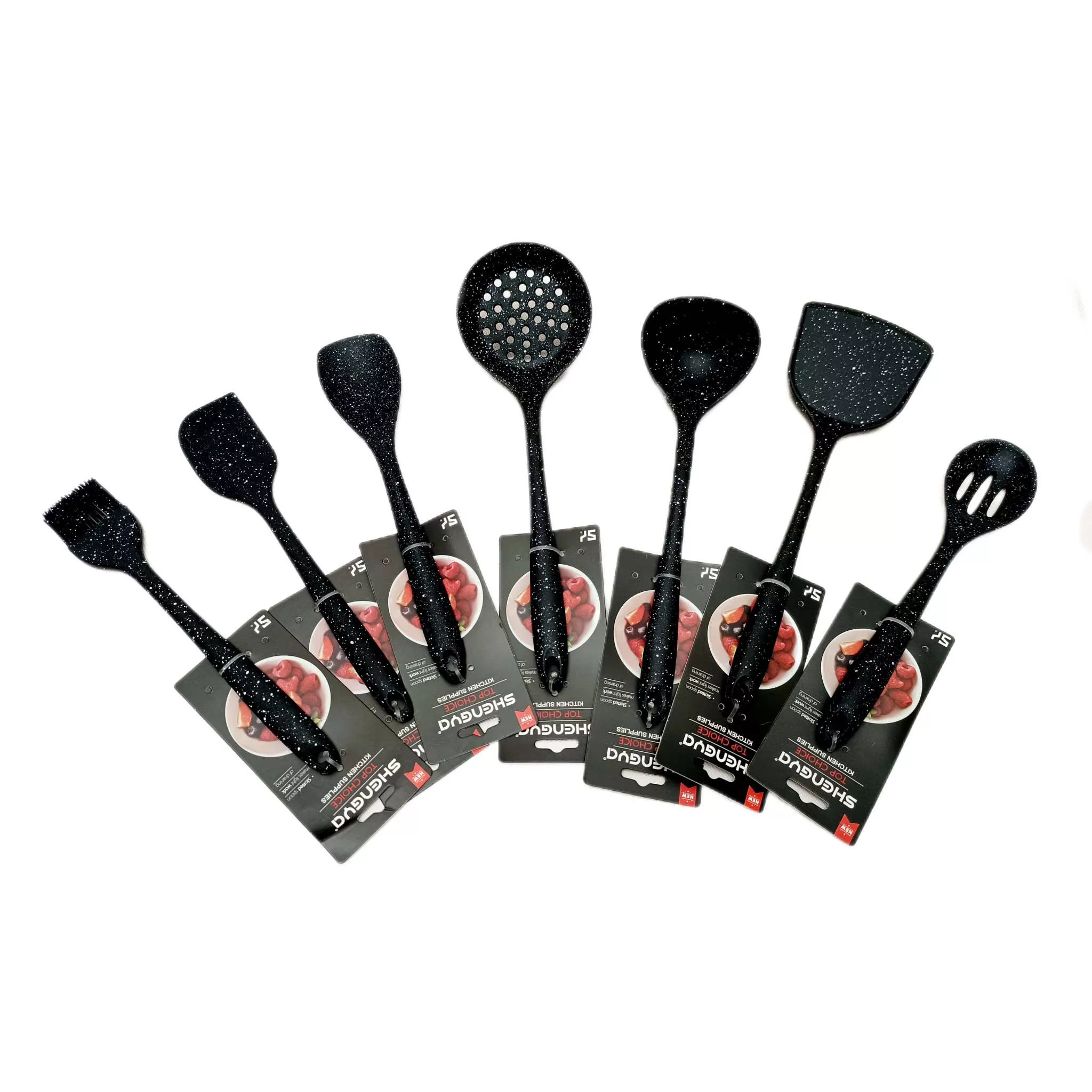 سرویس کفگیر و ملاقه 7 پارچه شنگیا مدل سیلیکونی کد NEW 1356 سرویس کفگیر و ملاقه 7 پارچه شنگیا مدل سیلیکونی کد NEW 1356