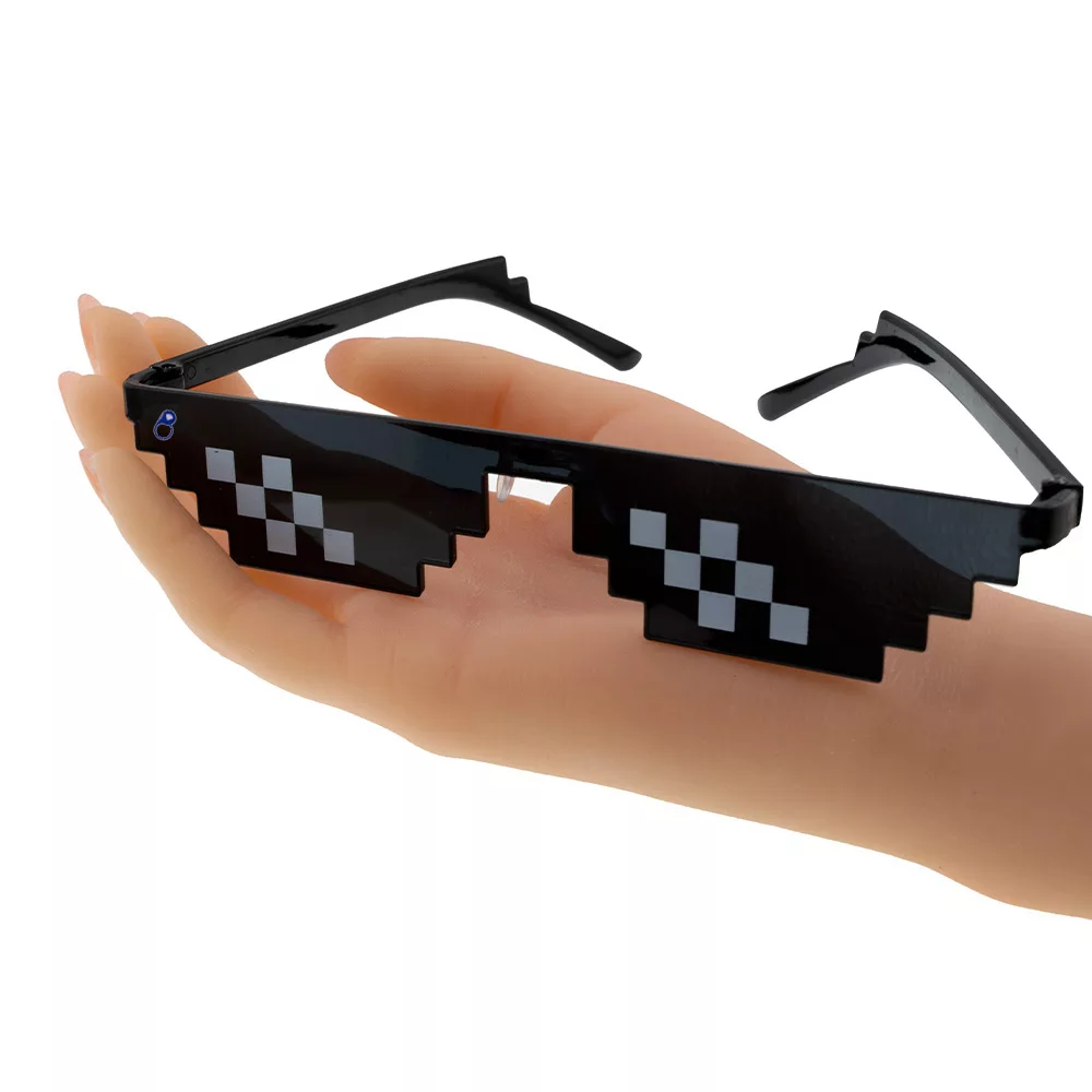 عینک آفتابی چند ضلعی برانت مدل پیکسلی