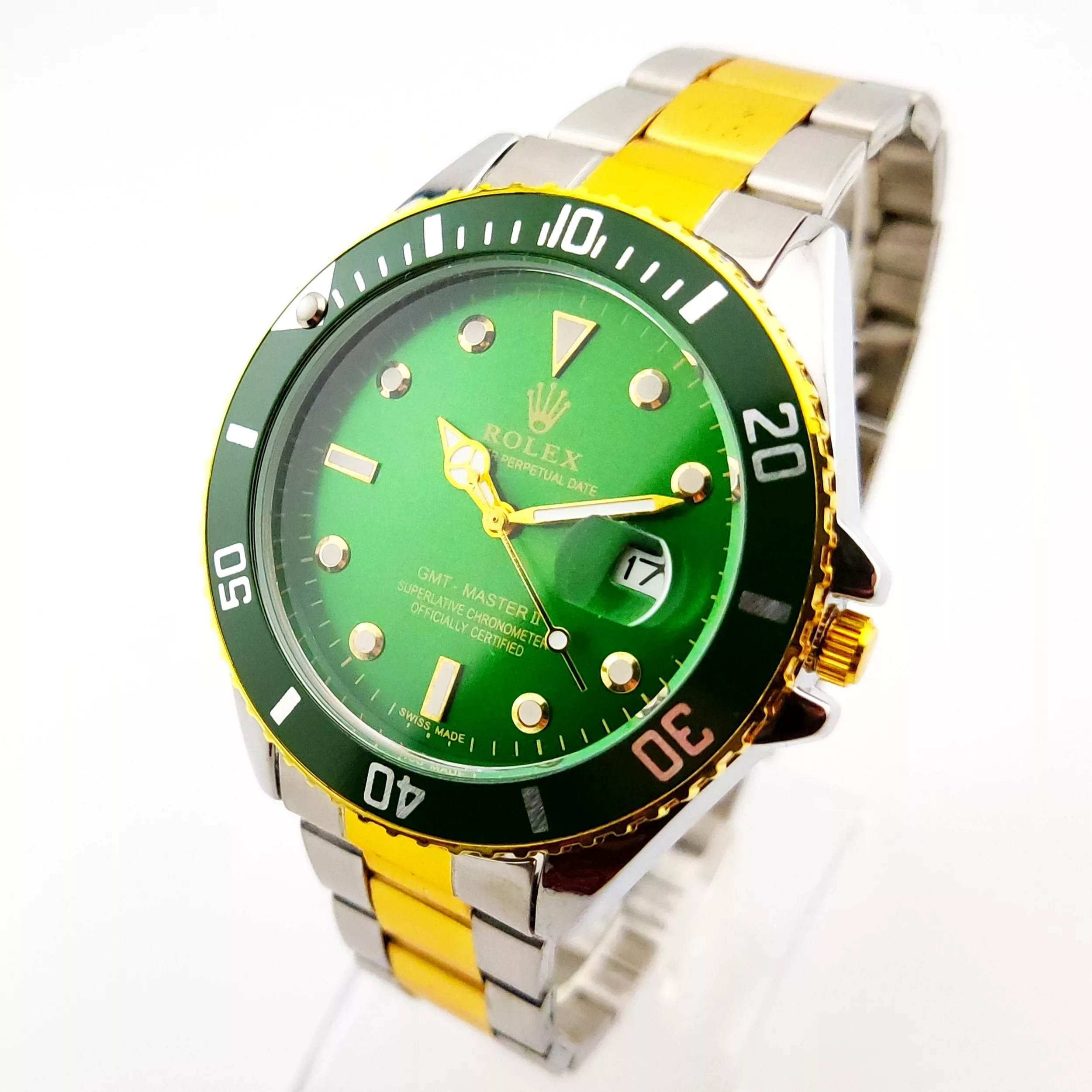 ساعت مچی عقربه‌ای مردانه مدل سابمارینر دیت جاست تقویمدار کد RLX-BL