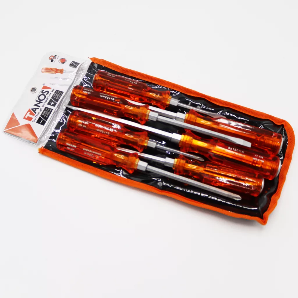 مجموعه 7 عددی پیچ گوشتی ضربه خور تانوس مدل YP-07