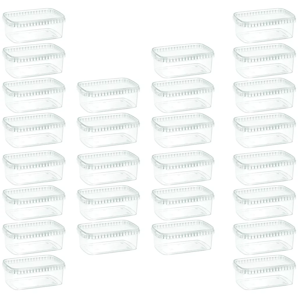 ظرف نگهدارنده طب پلاستیک مدل 1000C بسته 27 عددی