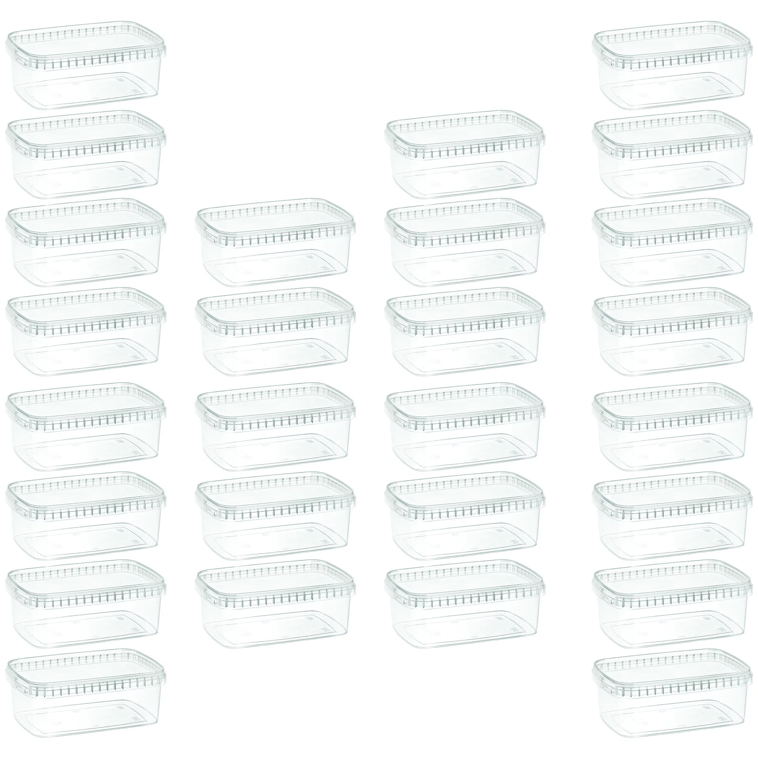 ظرف نگهدارنده طب پلاستیک مدل 1000C بسته 27 عددی