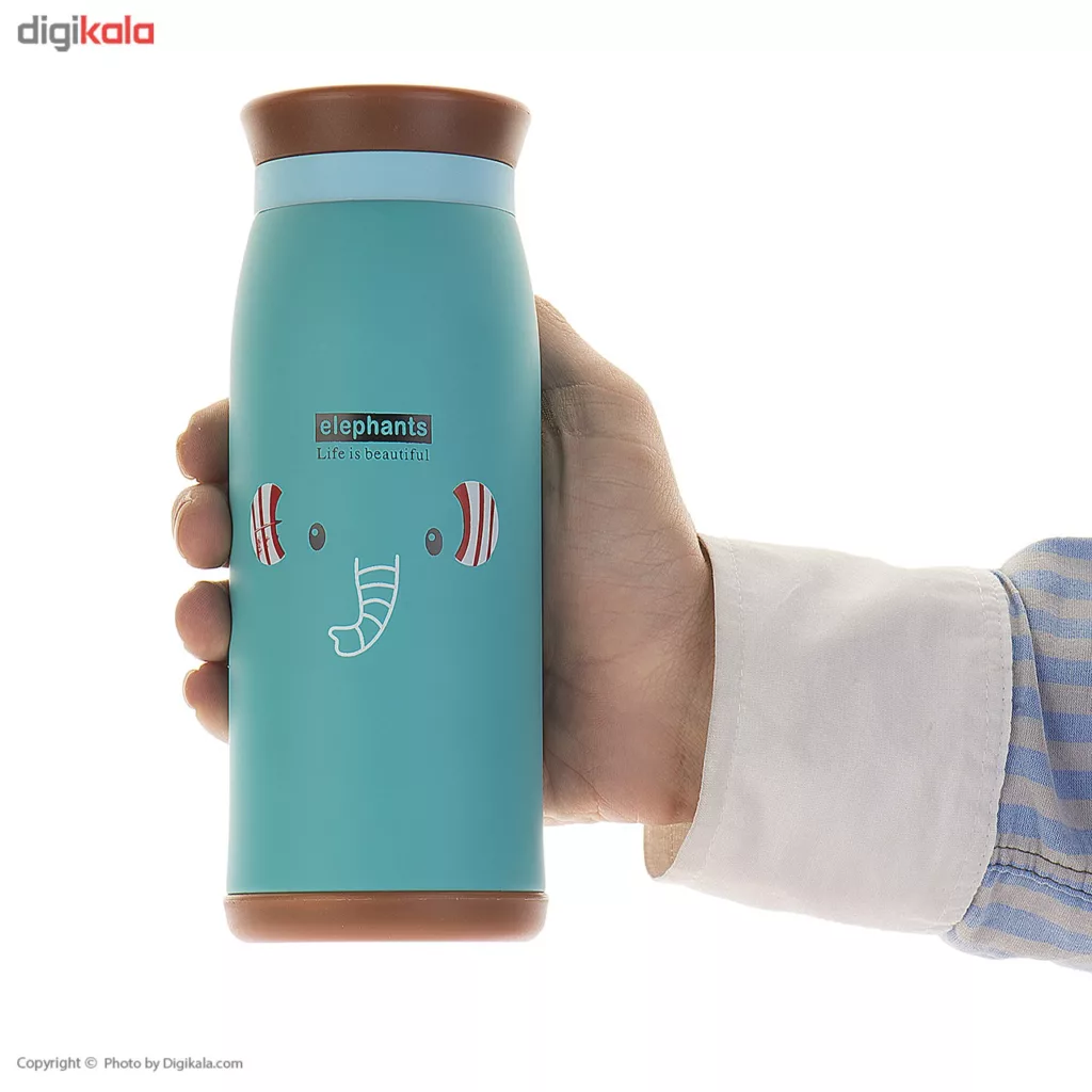 فلاسک کودک انیمال مدل Elephant ظرفیت 0.5 لیتر