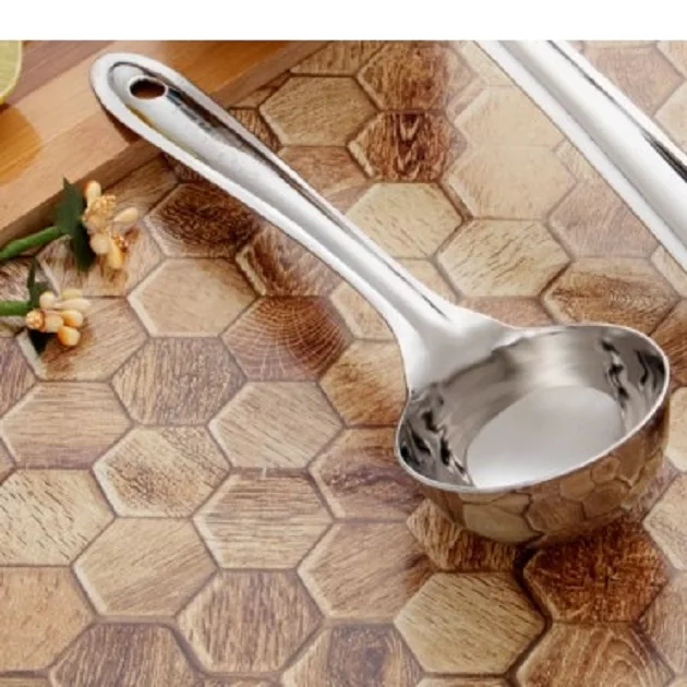 سرویس کفگیر و ملاقه 6 پارچه مدل کوتاه هندي