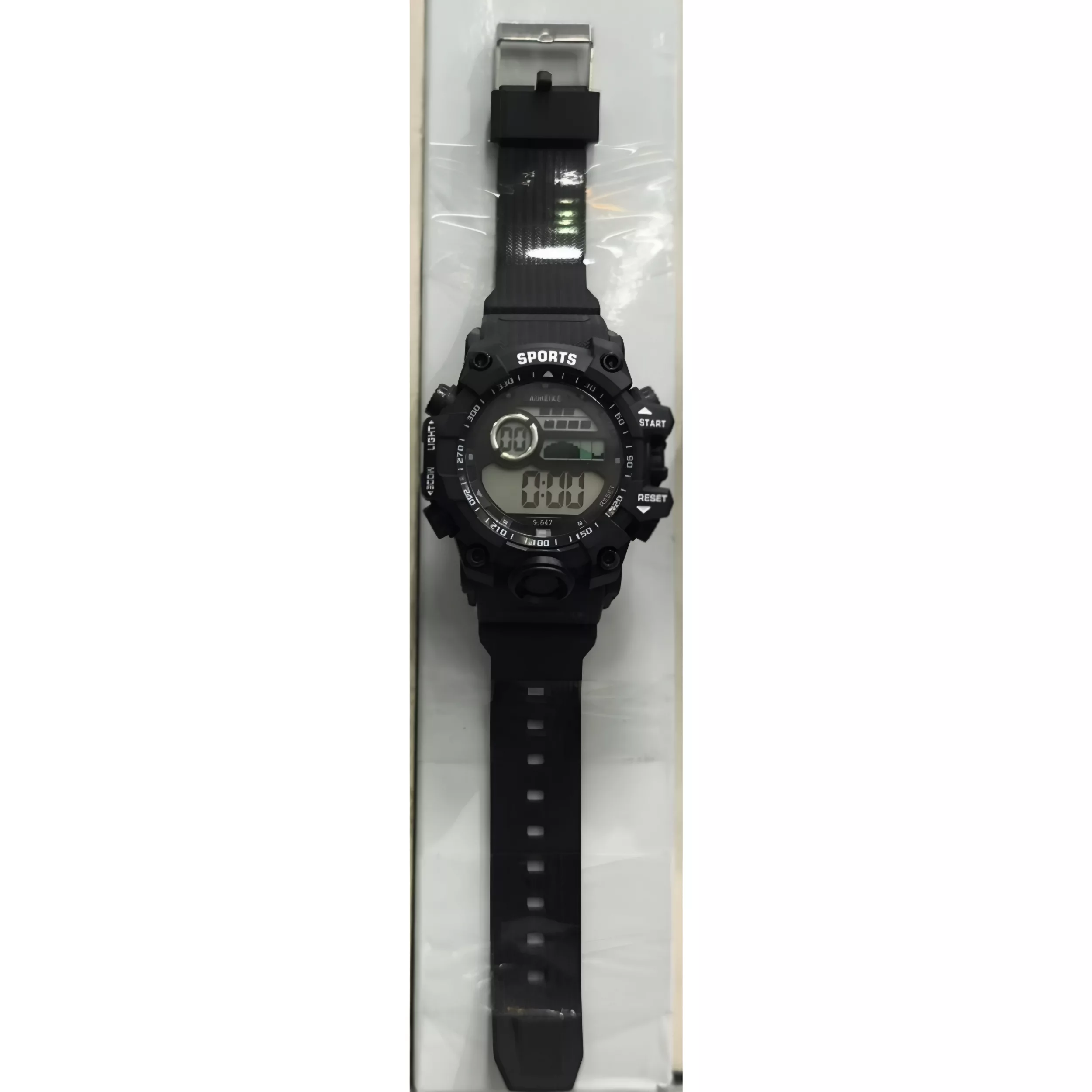 ساعت مچی دیجیتال مردانه مدل  اسپرت تک زمانه کرنوگراف بند پیو کد S3